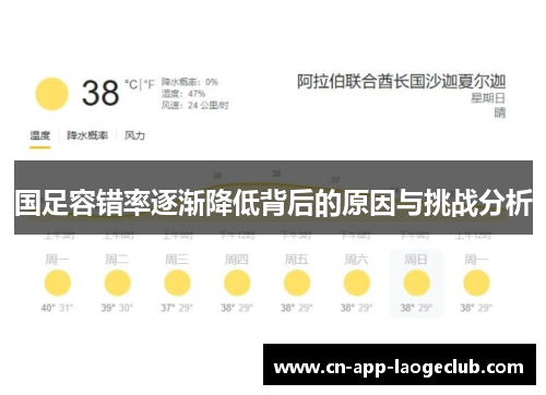 国足容错率逐渐降低背后的原因与挑战分析