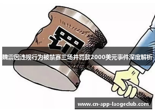 魏震因违规行为被禁赛三场并罚款2000美元事件深度解析